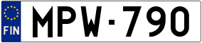 Truck License Plate