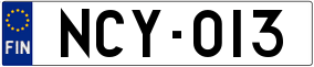 Truck License Plate