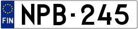 Truck License Plate