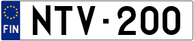 Truck License Plate