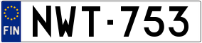 Truck License Plate