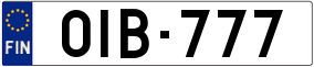 Truck License Plate