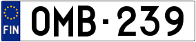 Truck License Plate