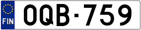 Truck License Plate