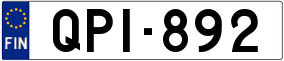 Truck License Plate