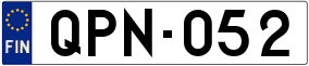 Truck License Plate