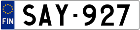Truck License Plate