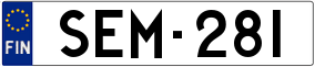 Truck License Plate