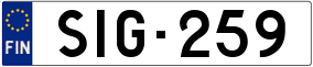 Truck License Plate