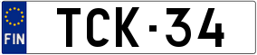 Truck License Plate