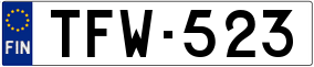 Truck License Plate