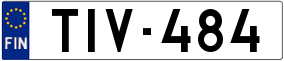 Truck License Plate