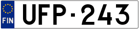 Truck License Plate