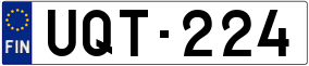 Truck License Plate