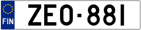 Truck License Plate
