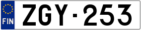 Truck License Plate