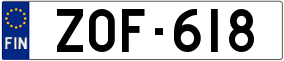 Truck License Plate