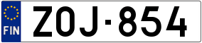 Truck License Plate