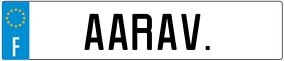 Truck License Plate