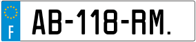 Truck License Plate