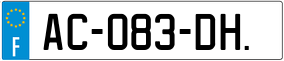 Truck License Plate
