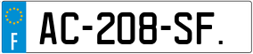 Truck License Plate