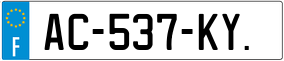 Truck License Plate