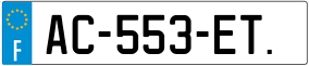 Truck License Plate