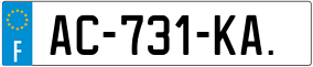 Truck License Plate