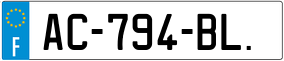 Truck License Plate