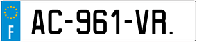 Truck License Plate