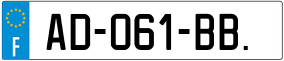 Truck License Plate
