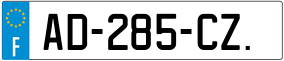 Truck License Plate