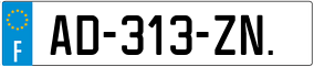 Truck License Plate