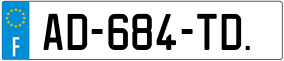 Truck License Plate