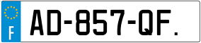 Truck License Plate