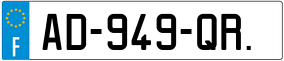 Truck License Plate