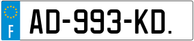 Truck License Plate
