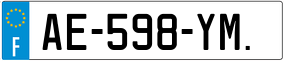 Truck License Plate