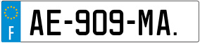 Truck License Plate