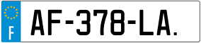 Truck License Plate