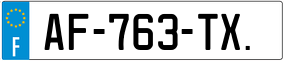 Truck License Plate