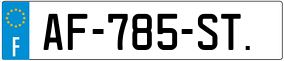 Truck License Plate