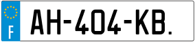 Truck License Plate