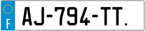 Truck License Plate