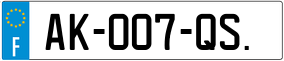 Truck License Plate