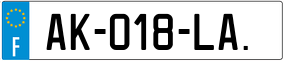 Truck License Plate