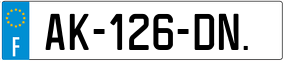 Truck License Plate