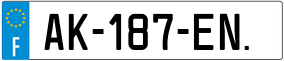 Truck License Plate