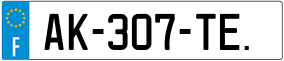 Truck License Plate